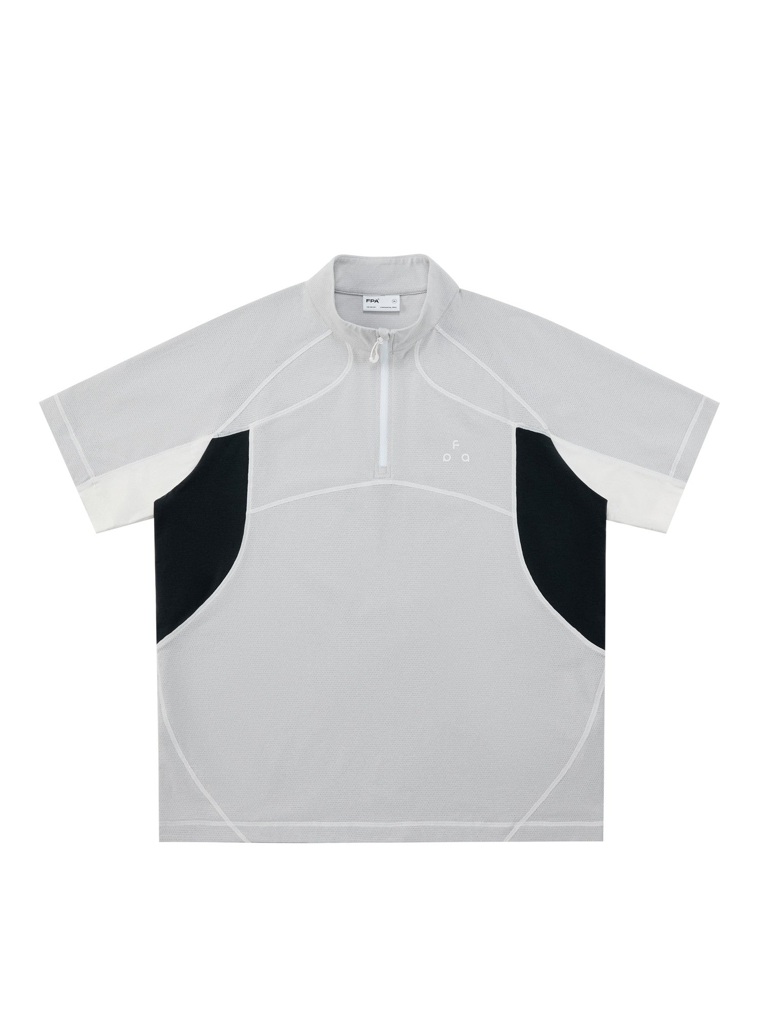 FPA7A Antibacterial Cycling Mesh Breathable Sports Contrast Stitch Short Sleeve Quick-Dry Cool Touch T-Shirt for Men